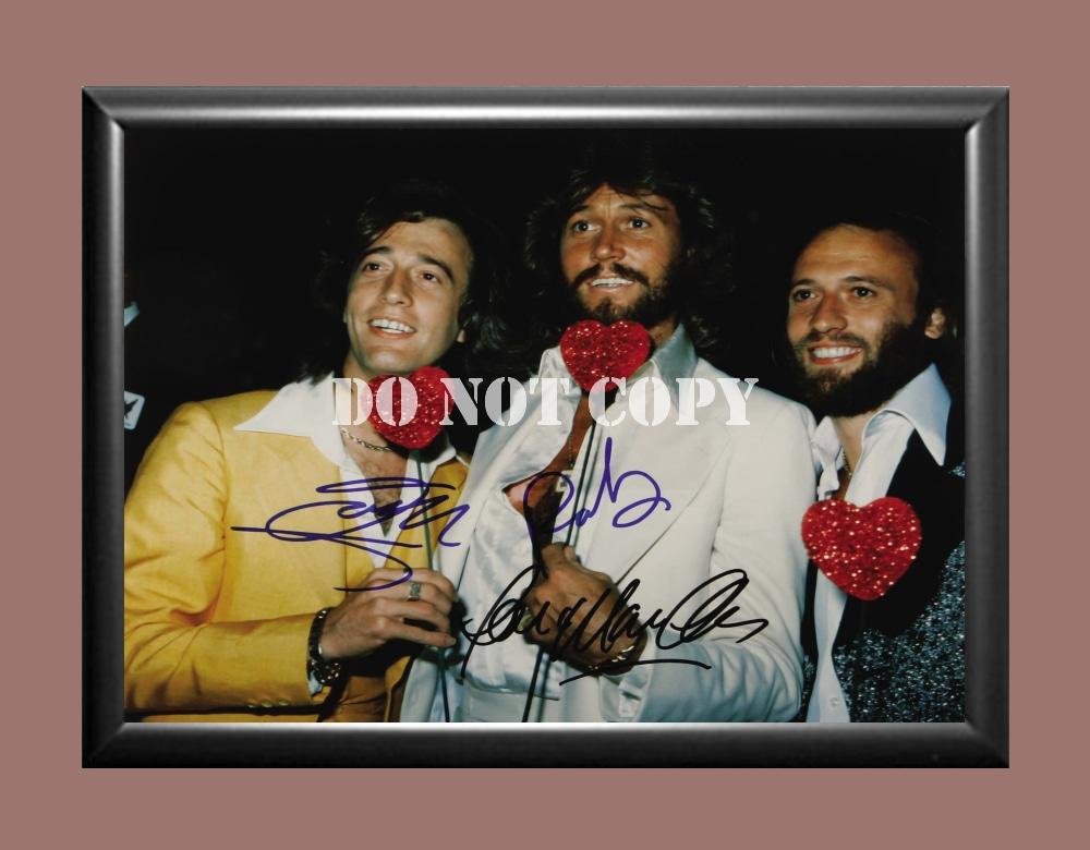 Bee Gees Band 1 Signed Autographed Poster Photo A4 8.3x11.7""