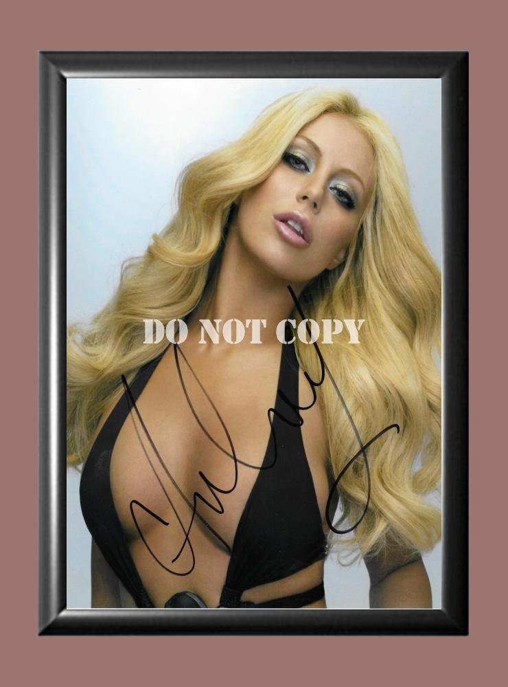 Aubrey O'Day Danity Kane Band Signed Autographed Poster Photo A4 8.3x11.7""