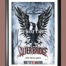 Alter Bridge Band 5 Signed Autographed Poster Photo A4 8.3x11.7""