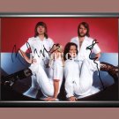 ABBA Band 6 Signed Autographed Poster Photo A4 8.3x11.7""