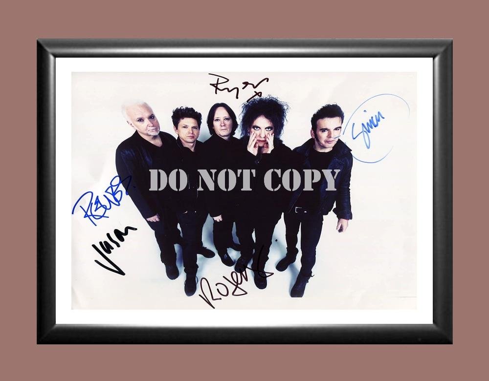 The Cure Band Signed Autographed Poster Photo A4 8.3x11.7""