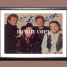 The Highwaymen Band 3 Signed Autographed Poster Photo A4 8.3x11.7""