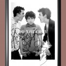 Jonas Brothers Band 2 Signed Autographed Poster Photo A4 8.3x11.7""