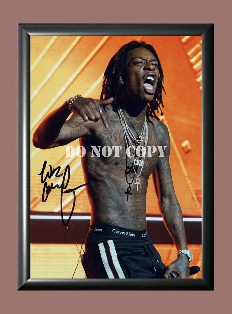 Wiz Khalifa 1 Signed Autographed Poster Photo A4 8.3x11.7""