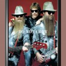 ZZ Top Band Billy Gibbons Frank Beard Dusty Hill 18 Signed Autographed Poster Photo A4 8.3x11.7""