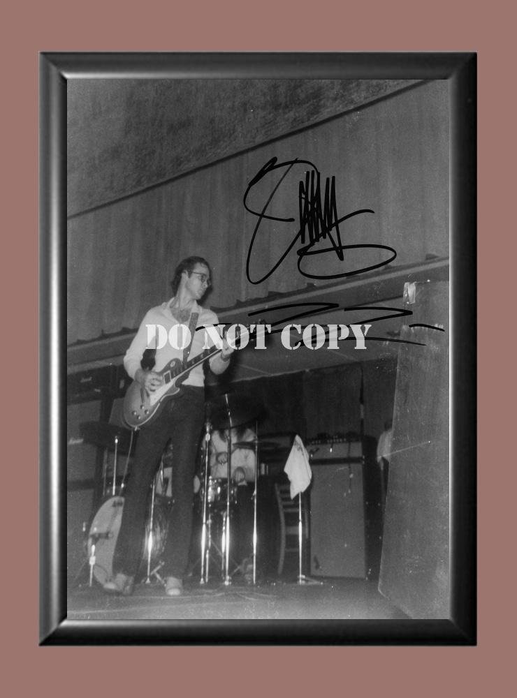 Billy Gibbons ZZ Top Band Signed Autographed Poster Photo A4 8.3x11.7""