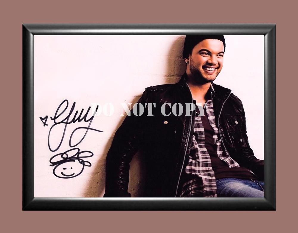 Guy Sebastian Signed Autographed Poster Photo A4 8.3x11.7""