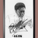 Riley B. King ""B.B. King"" Signed Autographed Poster Photo A4 8.3x11.7""