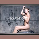 Miley Cyrus 6 Signed Autographed Poster Photo A3 11.7x16.5""