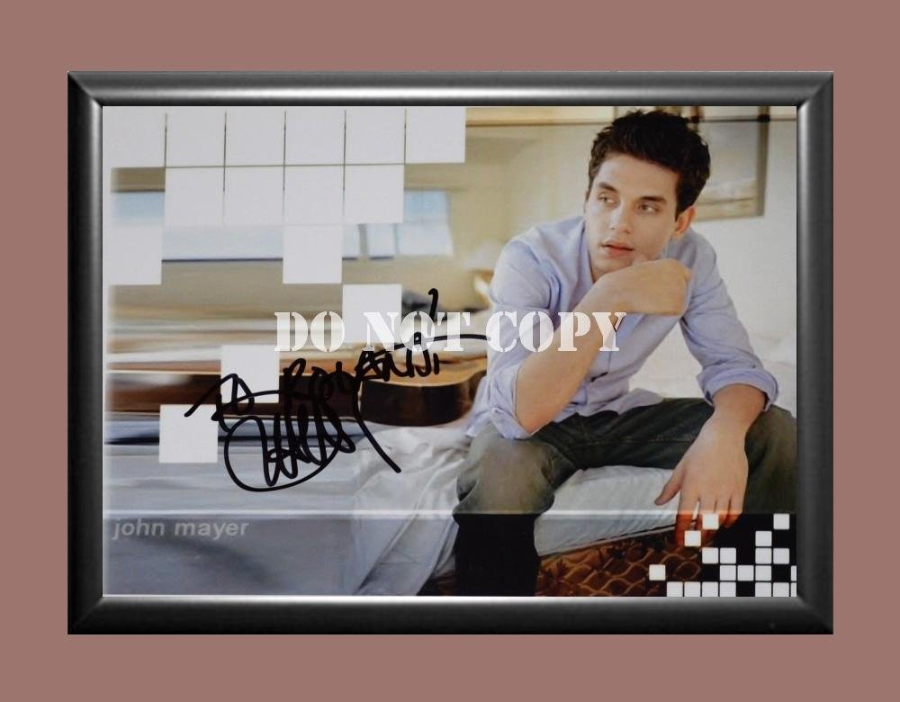 John Mayer 3 Signed Autographed Poster Photo A3 11.7x16.5""