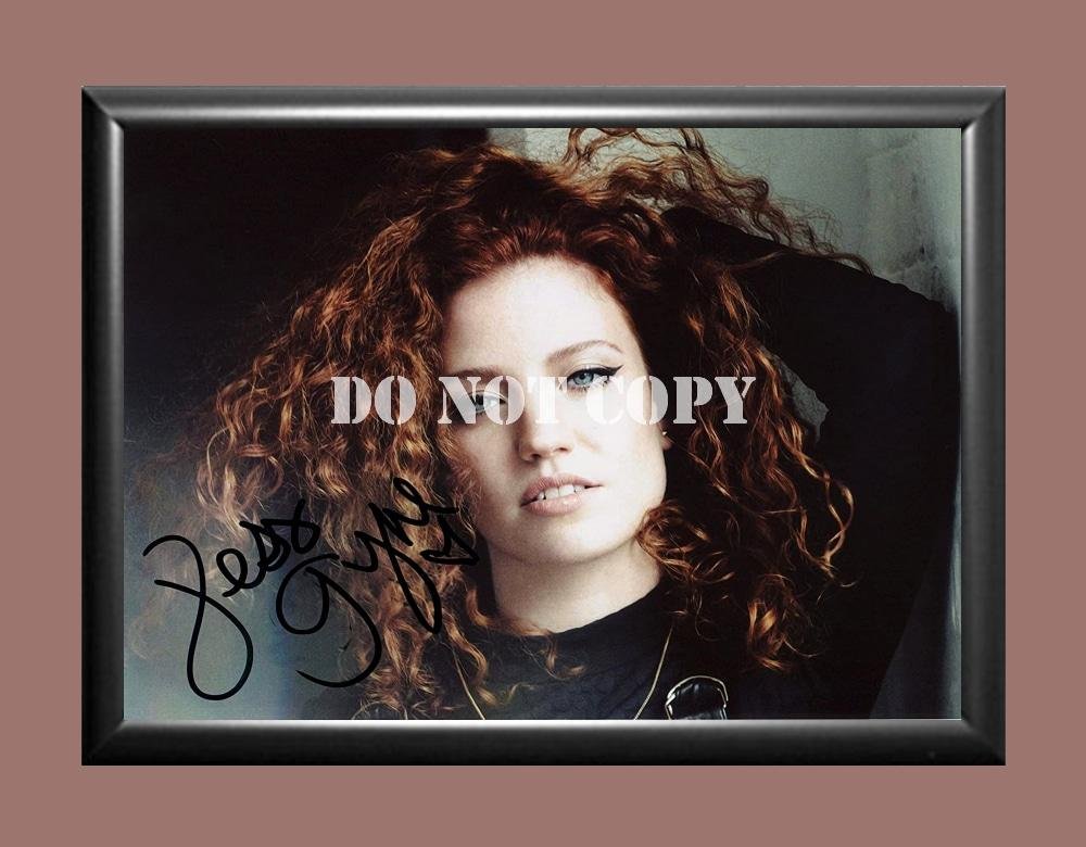 Jess Glynne 2 Signed Autographed Poster Photo A3 11.7x16.5""
