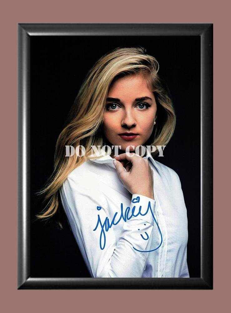 Jackie Evancho 2 Signed Autographed Poster Photo A3 11.7x16.5""