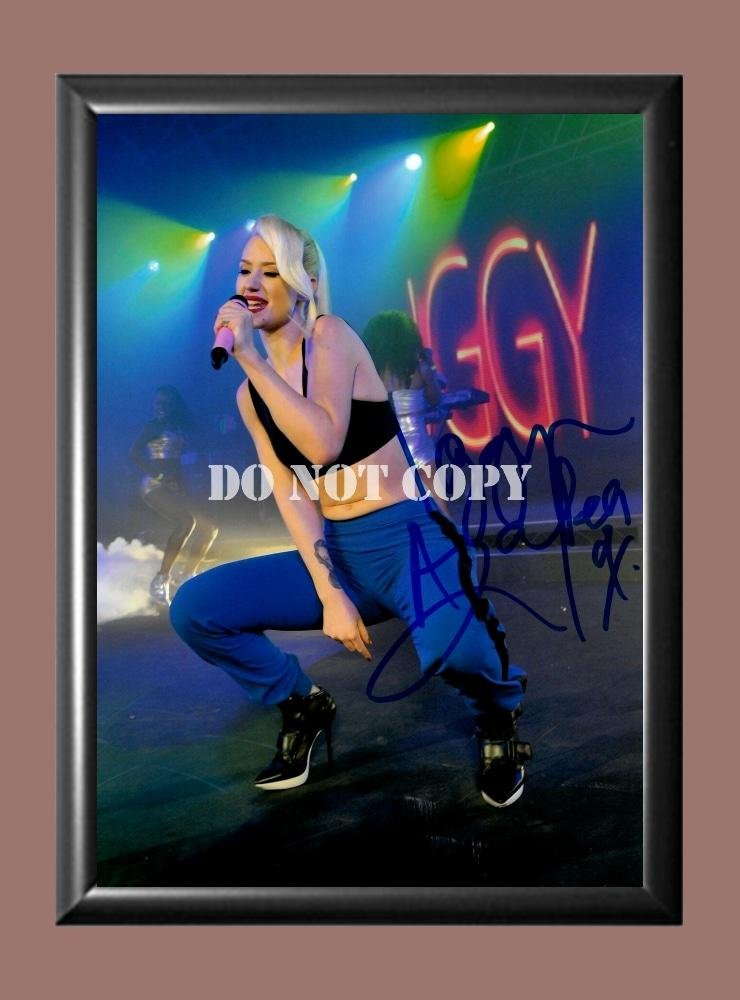 Iggy Azalea 4 Signed Autographed Poster Photo A3 11.7x16.5""