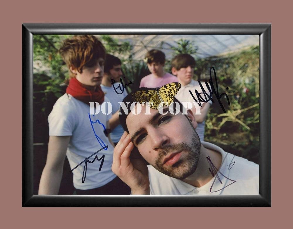 Foals Band 4 Signed Autographed Poster Photo A3 11.7x16.5""