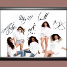 Fifth Harmony Band 1 Signed Autographed Poster Photo A3 11.7x16.5""