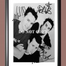 Blink-182 Band 1 Signed Autographed Poster Photo A3 11.7x16.5""