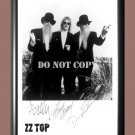 ZZ Top Band Billy Gibbons Frank Beard Dusty Hill 15 Signed Autographed Poster Photo A3 11.7x16.5""