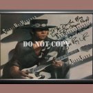 Stevie Ray Vaughan 4 Signed Autographed Poster Photo A2 16.5x23.4""