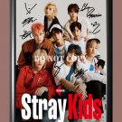 Stray Kids Band 3 Signed Autographed Poster Photo A2 16.5x23.4""