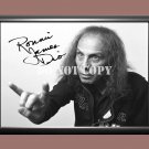 Ronnie James Dio Black Sabbath Band 3 Signed Autographed Poster Photo A2 16.5x23.4""