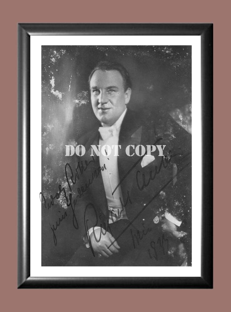 Richard Tauber Austrian Tenor Signed Autographed Poster Photo A2 16.5x23.4""