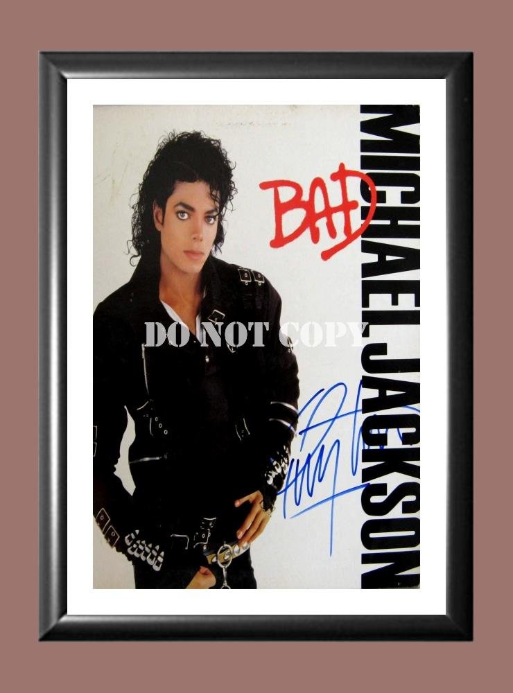 Michael Jackson 5 Signed Autographed Poster Photo A2 16.5x23.4""