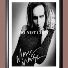 Marilyn Manson 8 Signed Autographed Poster Photo A2 16.5x23.4""