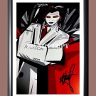 Marilyn Manson 7 Signed Autographed Poster Photo A2 16.5x23.4""