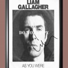 Liam Gallagher Oasis Band Signed Autographed Poster Photo A2 16.5x23.4""