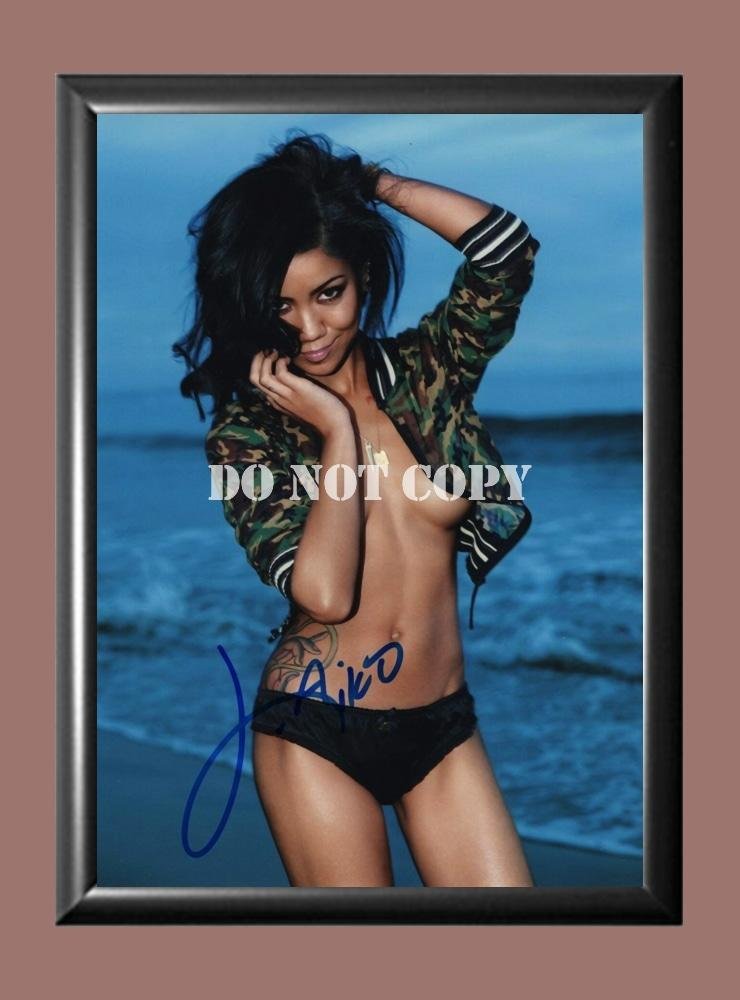 Jhene Aiko Signed Autographed Poster Photo A2 16.5x23.4""