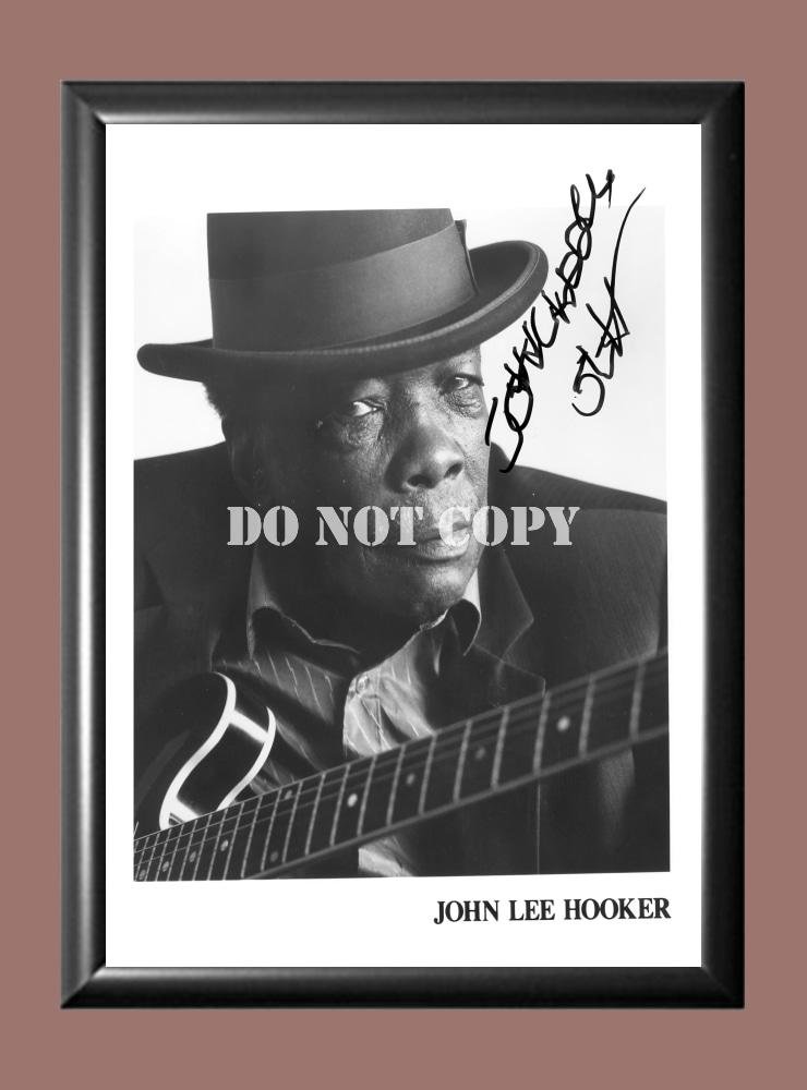 John Lee Hooker Signed Autographed Poster Photo A2 16.5x23.4""