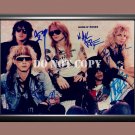 Guns N' Roses Band 8 Signed Autographed Poster Photo A2 16.5x23.4""