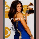 Fergie Duhamel the Black Eyed Peas 3 Signed Autographed Poster Photo A2 16.5x23.4""