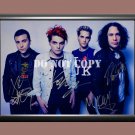 My Chemical Romance Band 1 Signed Autographed Poster Photo A2 16.5x23.4""