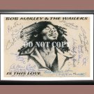 Bob Marley and the Wailers Band Signed Autographed Poster Photo A2 16.5x23.4""