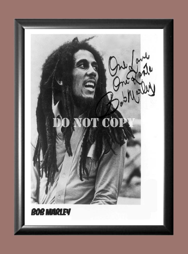 Bob Marley 1 Signed Autographed Poster Photo A2 16.5x23.4""