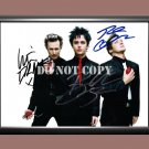 Green Day Band 2 Signed Autographed Poster Photo A2 16.5x23.4""
