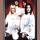 ABBA Band 1 Signed Autographed Poster Photo A2 16.5x23.4""