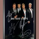 Westlife Band 1 Signed Autographed Poster Photo A2 16.5x23.4""