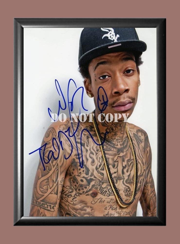 Wiz Khalifa 2 Signed Autographed Poster Photo A2 16.5x23.4""