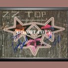 ZZ Top Band Billy Gibbons Frank Beard Dusty Hill 7 Signed Autographed Poster Photo A2 16.5x23.4""