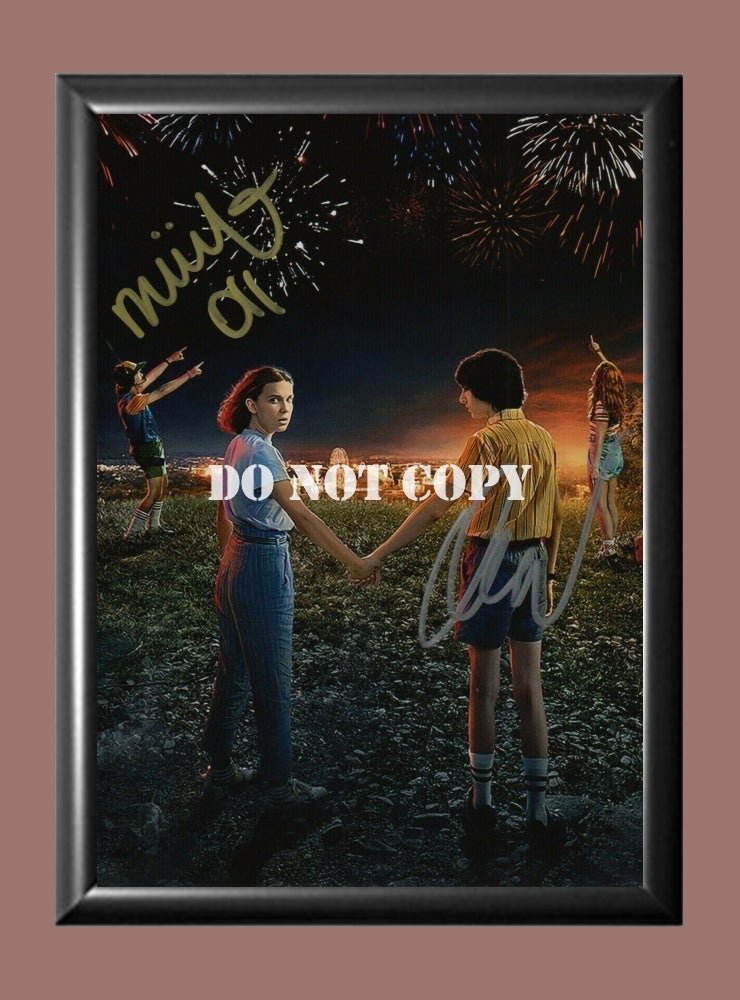 Stranger Things Cast Signed Autographed Photo Poster A4 8.3x11.7"" TV1415A4