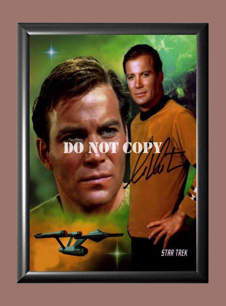 William Shatner Star Trek Signed Autographed Photo Poster A4 8.3x11.7"" TV1405A4