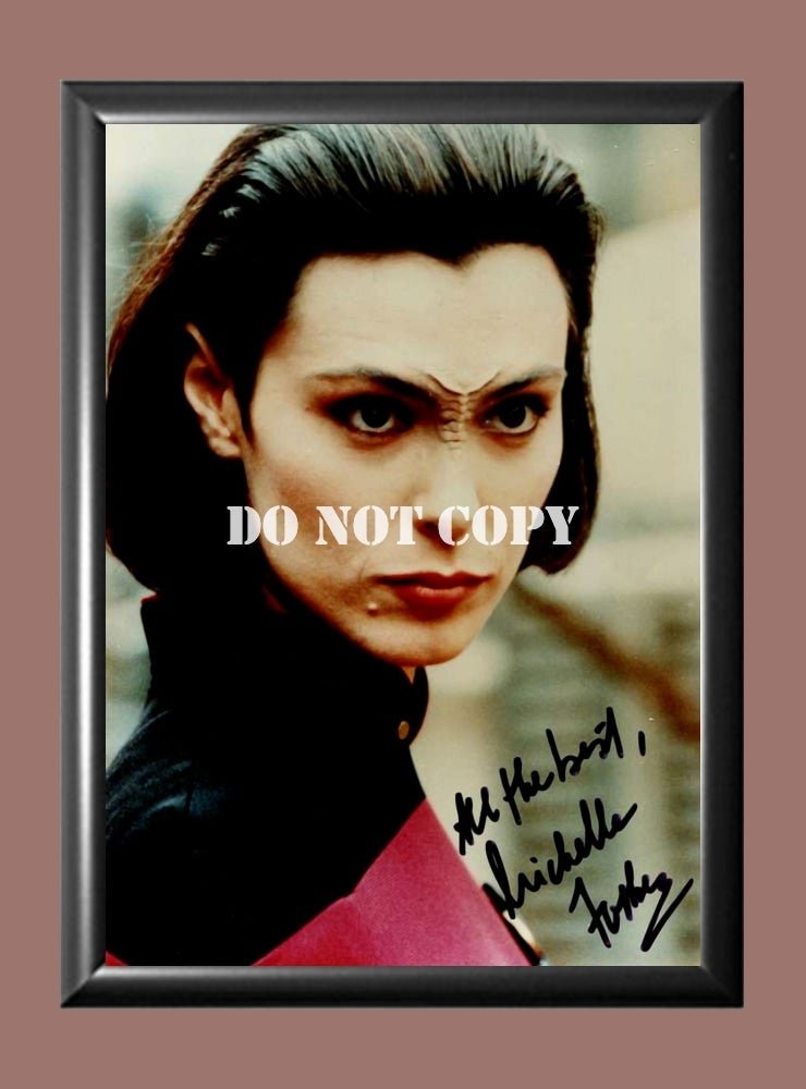 Michelle Forbes Star Trek Signed Autographed Photo Poster A4 8.3x11.7"" TV1387A4