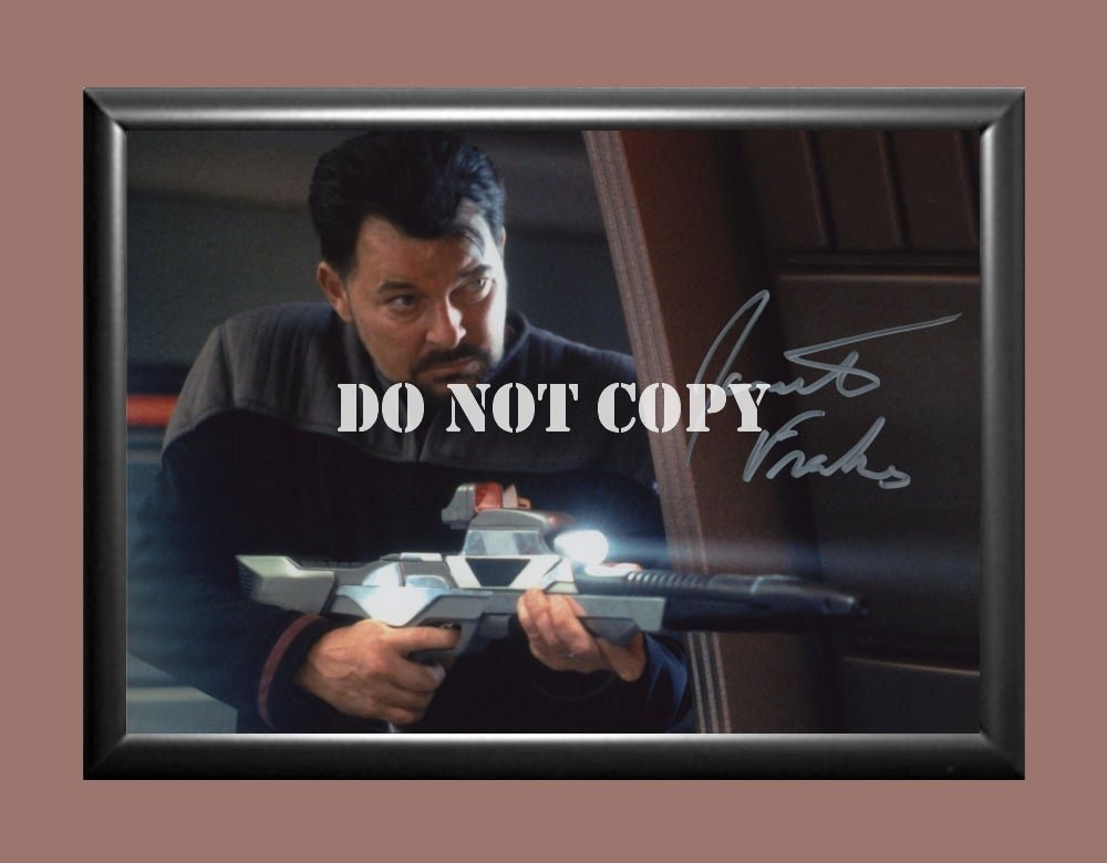 Jonathan Frakes Star Trek Signed Autographed Photo Poster A4 8.3x11.7"" TV1380A4