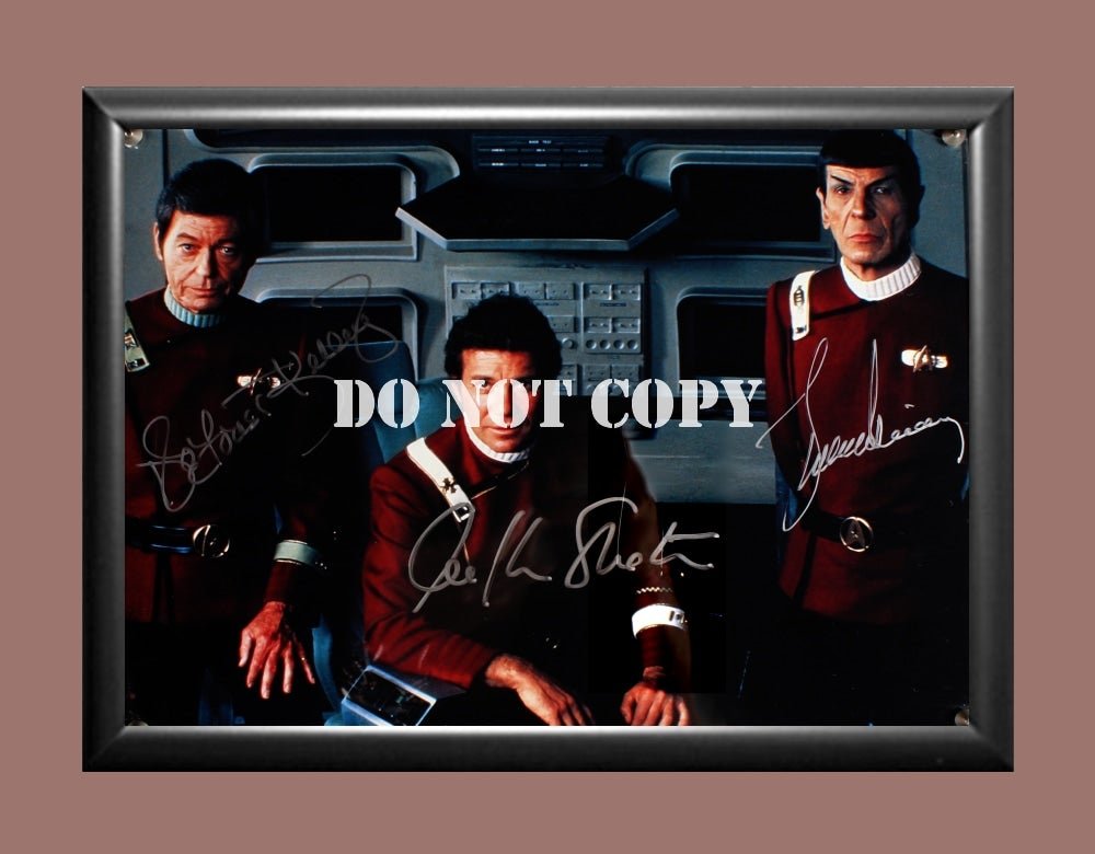 Star Trek Cast Signed Autographed Photo Poster A4 8.3x11.7"" TV1370A4