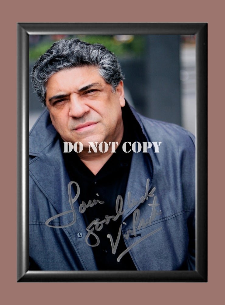 Vincent Pastore Sopranos Signed Autographed Photo Poster A4 8.3x11.7"" TV1366A4