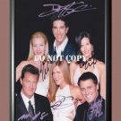 Friends Cast Signed Autographed Photo Poster A4 8.3x11.7"" TV1363A4