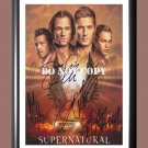 Supernatural Cast Signed Autographed Photo Poster A4 8.3x11.7"" TV1362A4