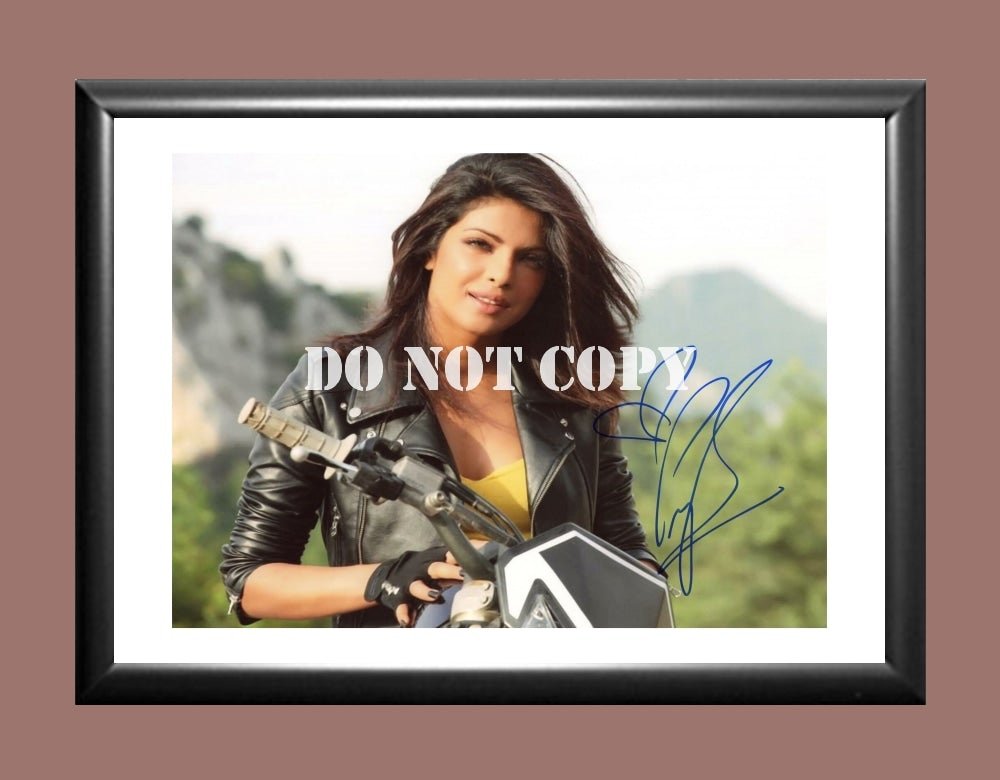 Priyanka Chopra Signed Autographed Photo Poster A4 8.3x11.7"" TV1341A4